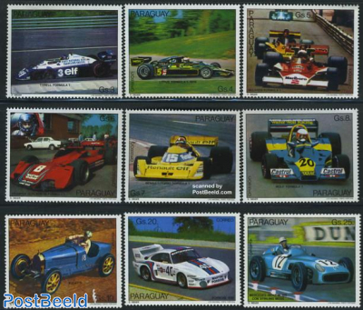 Racing cars 9v
