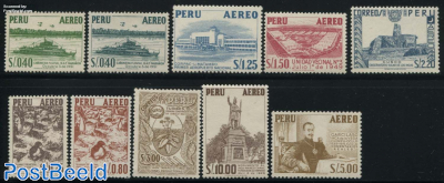 Airmail definitives 10v