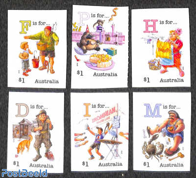 Aussi alphabet 6v s-a
