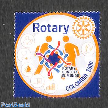50 years Rotary 1v