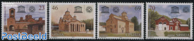 UNESCO, Monasteries 4v