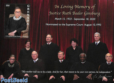 Judge Ruth Bader Ginsburg s/s