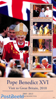 Pope Benedict XVI 2 s/s