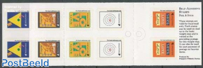 Greeting stamps 2x5v in booklet
