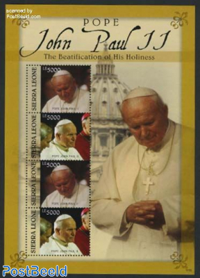 Beatification of pope John Paul II 4v m/s