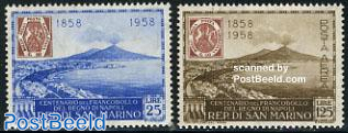 Napels stamp centenary 2v