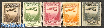 Montserrat cloister, airmail 5v