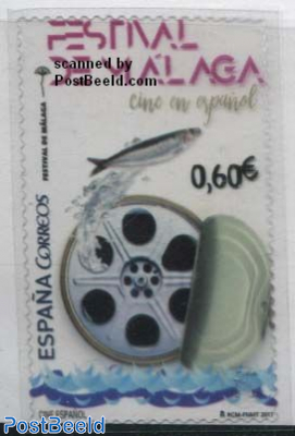 Malaga Film Festival 1v s-a (printed on transparent plastic)