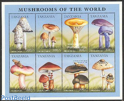Mushrooms/insects 8v m/s /Coprinus Comatus