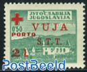 Postage due, Red Cross 1v
