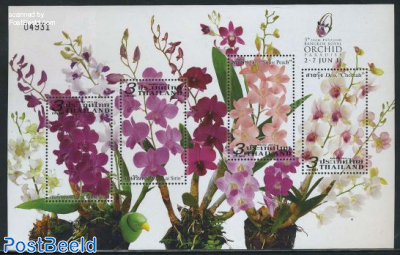 Orchids s/s, Orchid paradise overprint