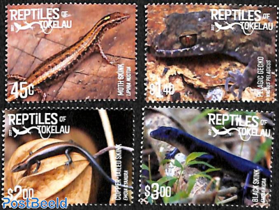 Reptiles of Tokelau 4v