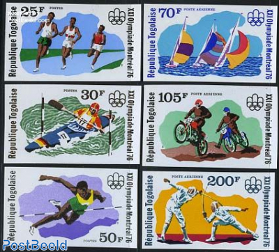Olympic Games 6v imperforated