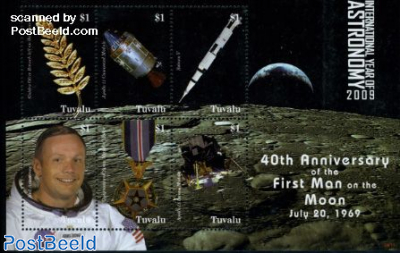 40th ann first Man on the Moon 6v m/s