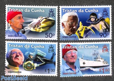 Jacques Cousteau 4v
