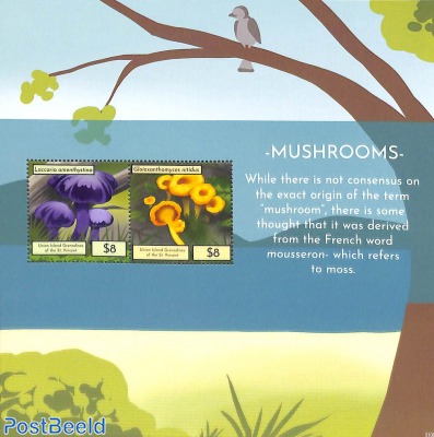 Union Island, mushrooms 2v m/s