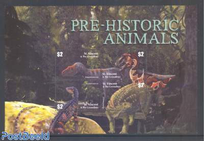 Prehistoric animals 4v m/s