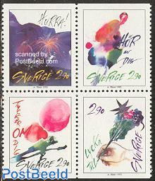 Greeting stamps 4v [+]