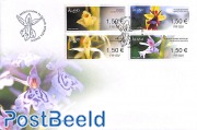 Automat stamps 4v, Orchids s-a